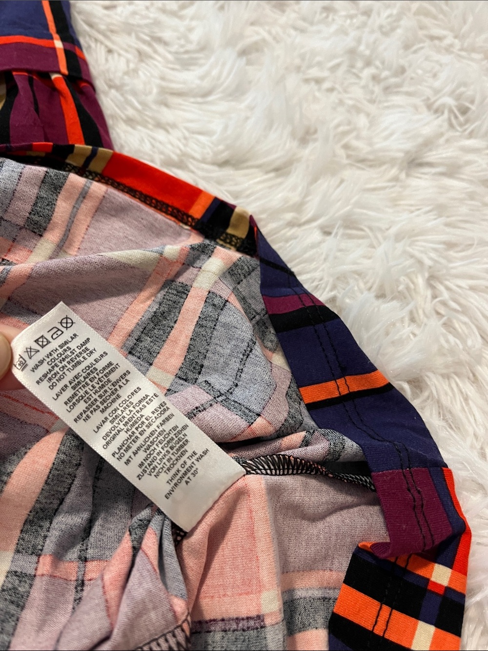 ASOS Dress Check Jersey dress 10 - Picture 7 of 7